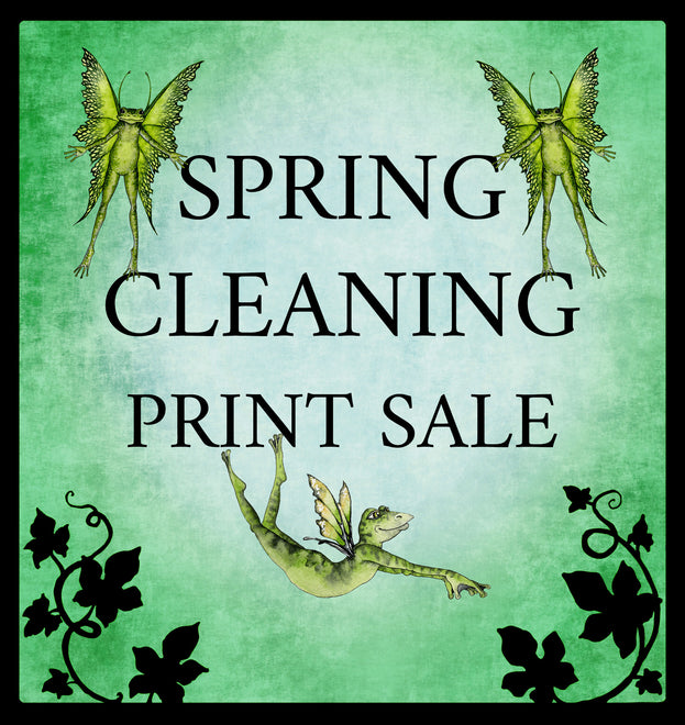 SPRING CLEANING PRINT SALE