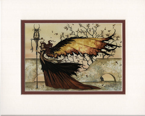 Matted Print - Autumn Stroll