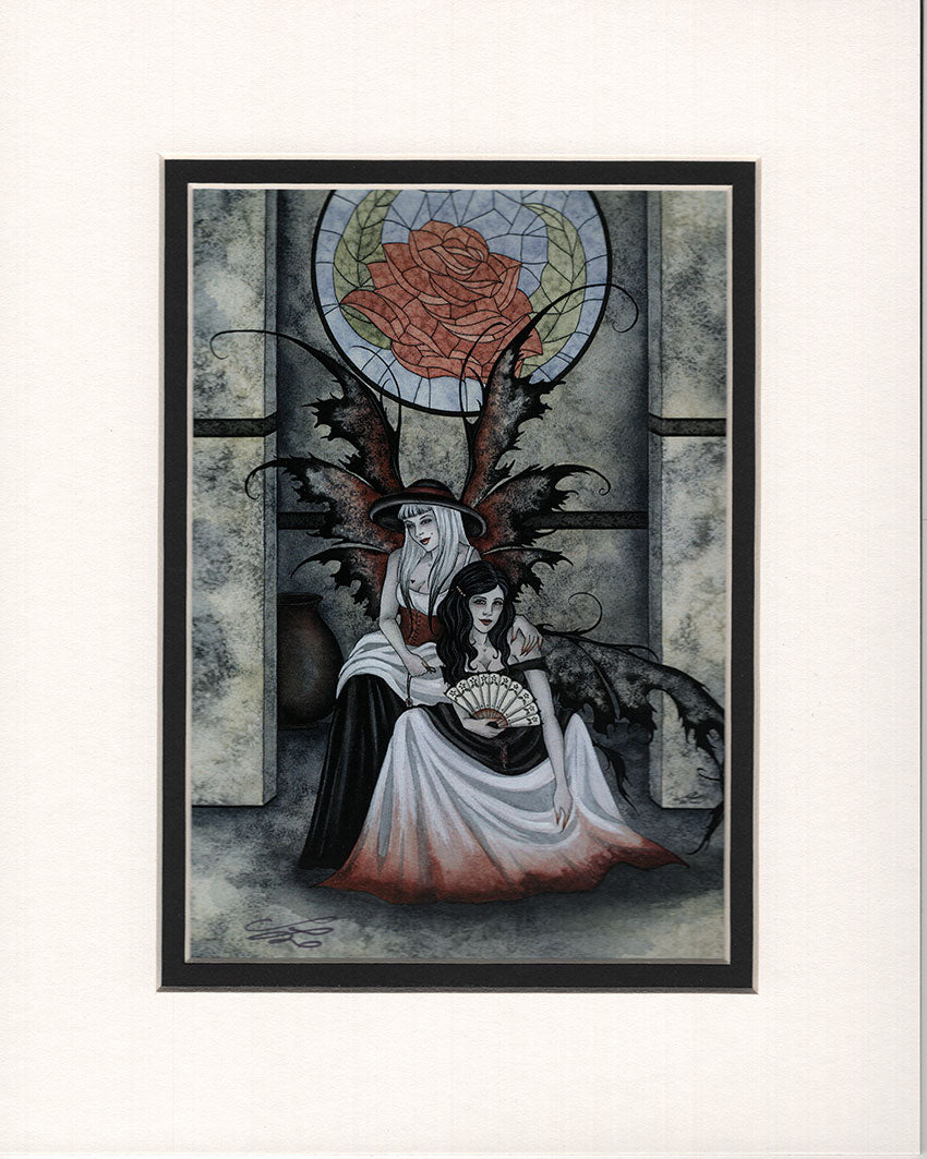 Matted Print - Smoke & Ash