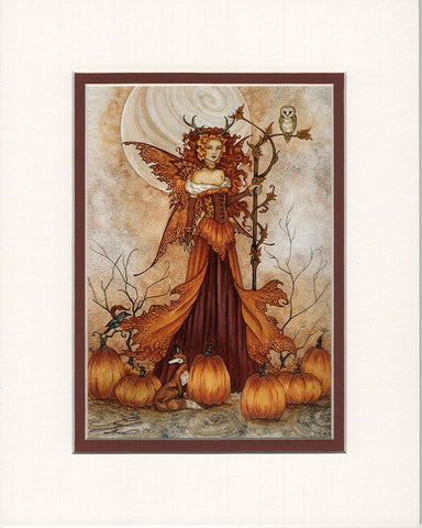 Matted Print - Pumpkin Queen
