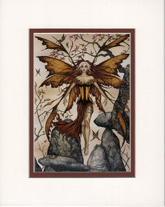 Matted Print - The Arrival