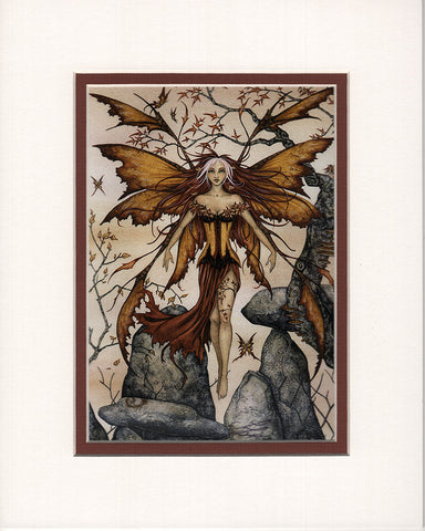Matted Print - The Arrival