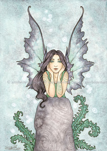 SMALL WATERCOLOR PAINTING - Faery 5x7
