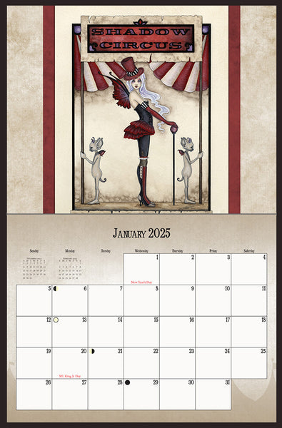 2025 SHADOW CIRCUS CALENDAR