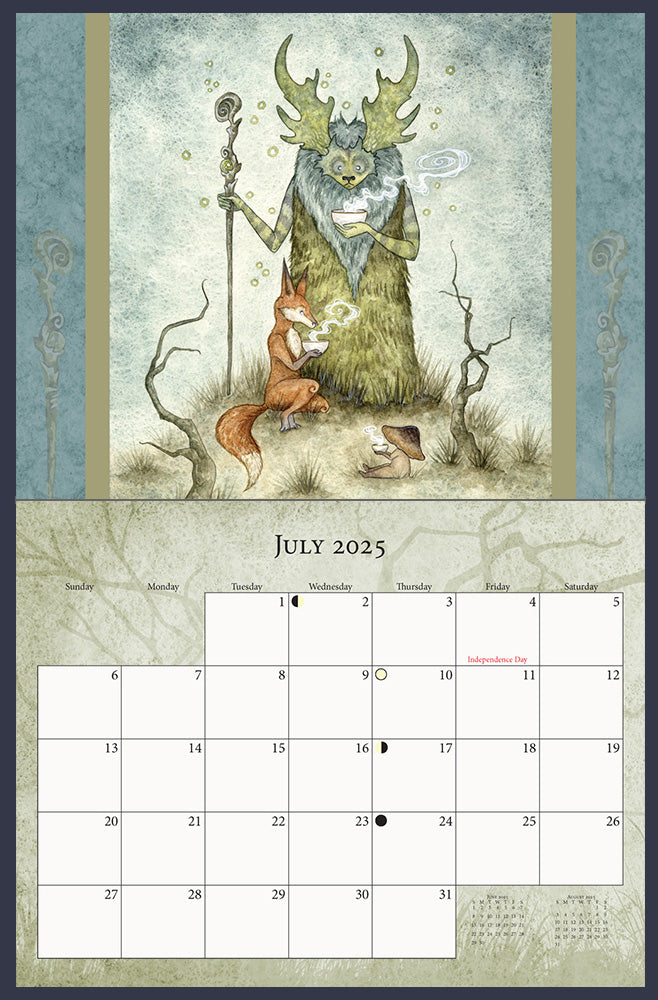 2025 DARK WOODS CALENDAR Amy Brown Art