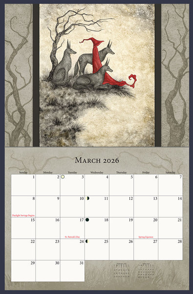 2026 DARK WOODS CALENDAR
