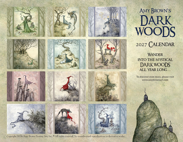 2027 DARK WOODS CALENDAR