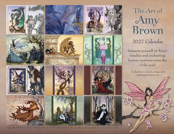 COMING SOON 2027 CALENDAR - The Art of Amy Brown