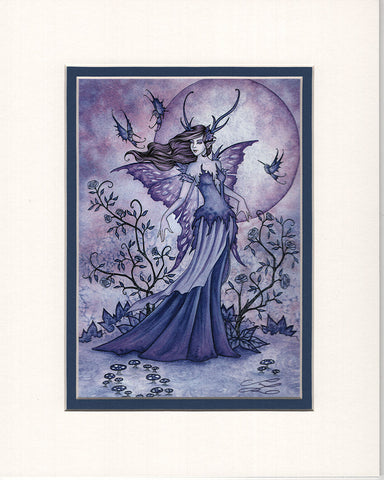 Matted Print - The Night Garden