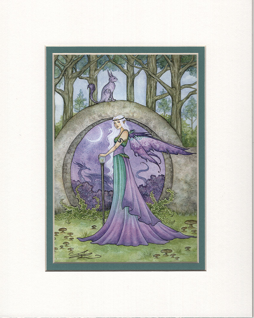 Matted Print - The Night Gate