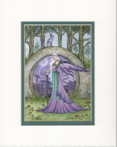 Matted Print - The Night Gate