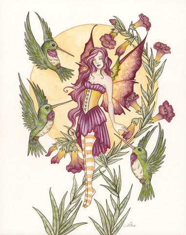 WATERCOLOR PAINTING - Garden Party