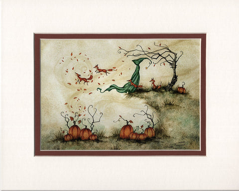 Matted Print - Leap