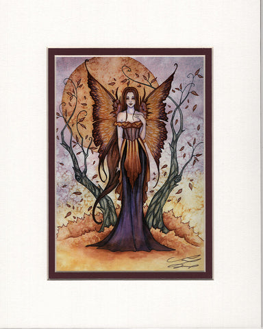 Matted Print - Harvest Moon