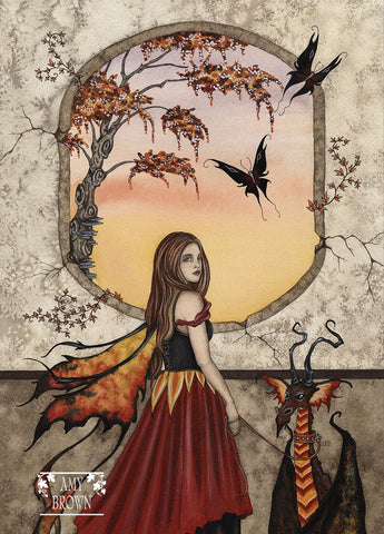5x7 MINI-PRINT - Autumn's Window