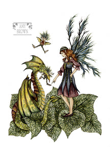 5x7 MINI-PRINT - Bad Dragon 4 LEFT