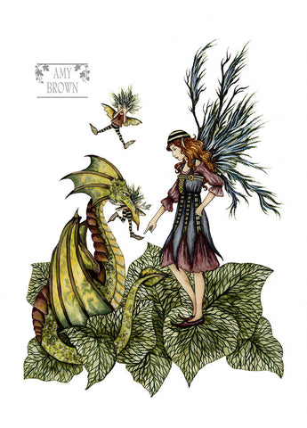 5x7 MINI-PRINT - Bad Dragon 4 LEFT