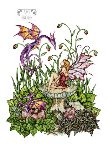 5x7 MINI-PRINT - Birth Of Magic 4 LEFT