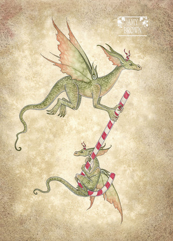 5x7 MINI-PRINT - Candy Cane Heist