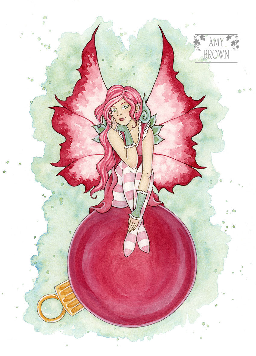 5x7 MINI-PRINT - Christmas Fairy II