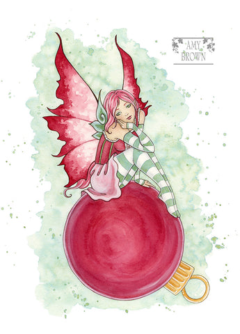 5x7 MINI-PRINT - Christmas Fairy