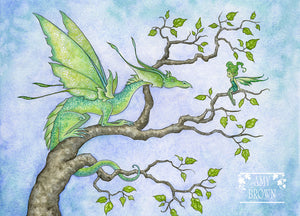 5x7 MINI-PRINT - Curious Spring