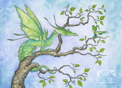 5x7 MINI-PRINT - Curious Spring