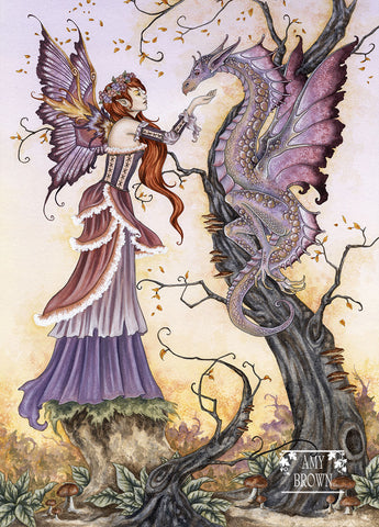 5x7 MINI-PRINT - Dragon Charmer