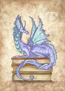 5x7 MINI-PRINT - Enchanting Tale dragon
