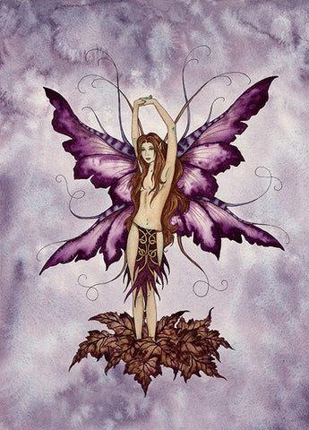5x7 MINI-PRINT - Fantasy In Plum