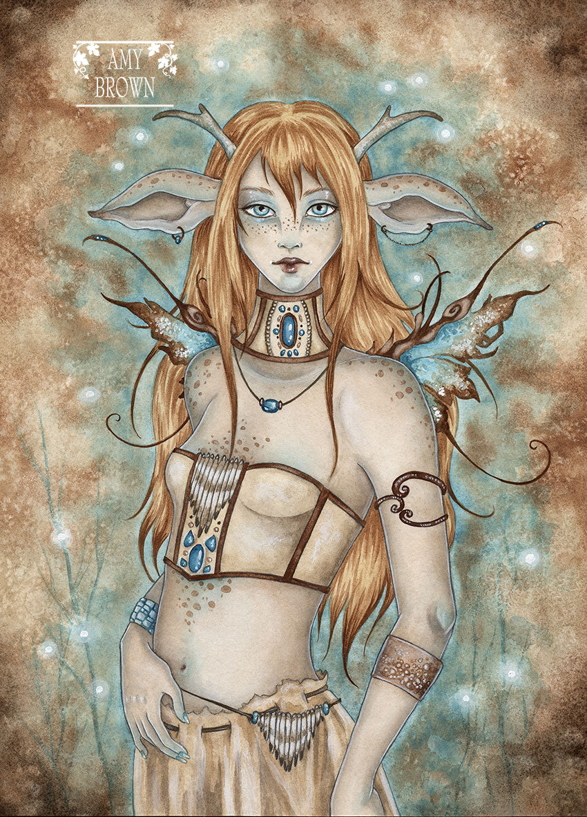 5x7 MINI-PRINT - Faun