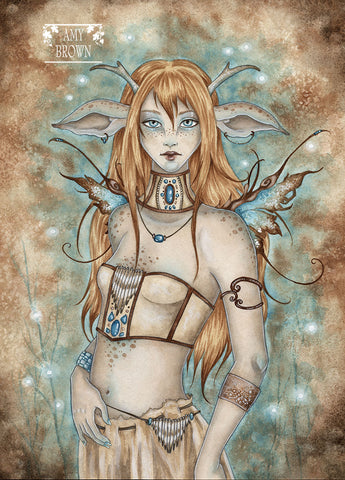 5x7 MINI-PRINT - Faun