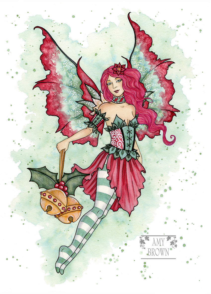 5x7 MINI-PRINT - Jingle Fairy