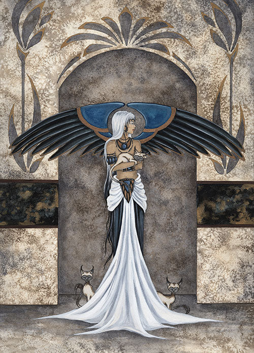 5x7 MINI-PRINT - Keeper Of Cats