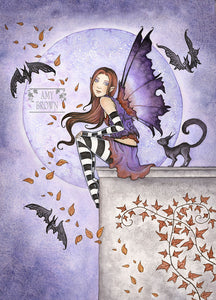 5x7 MINI-PRINT - Moon Mischief 3 LEFT