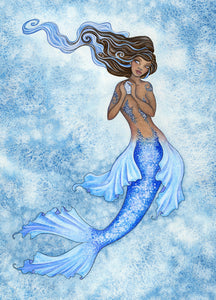 5x7 MINI-PRINT - Pearl 1 LEFT