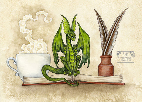 5x7 MINI-PRINT - The Scholar 2 LEFT