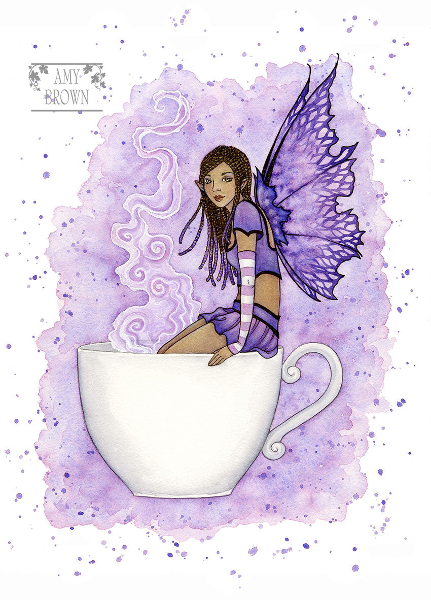 5x7 MINI-PRINT - Tea Fairy