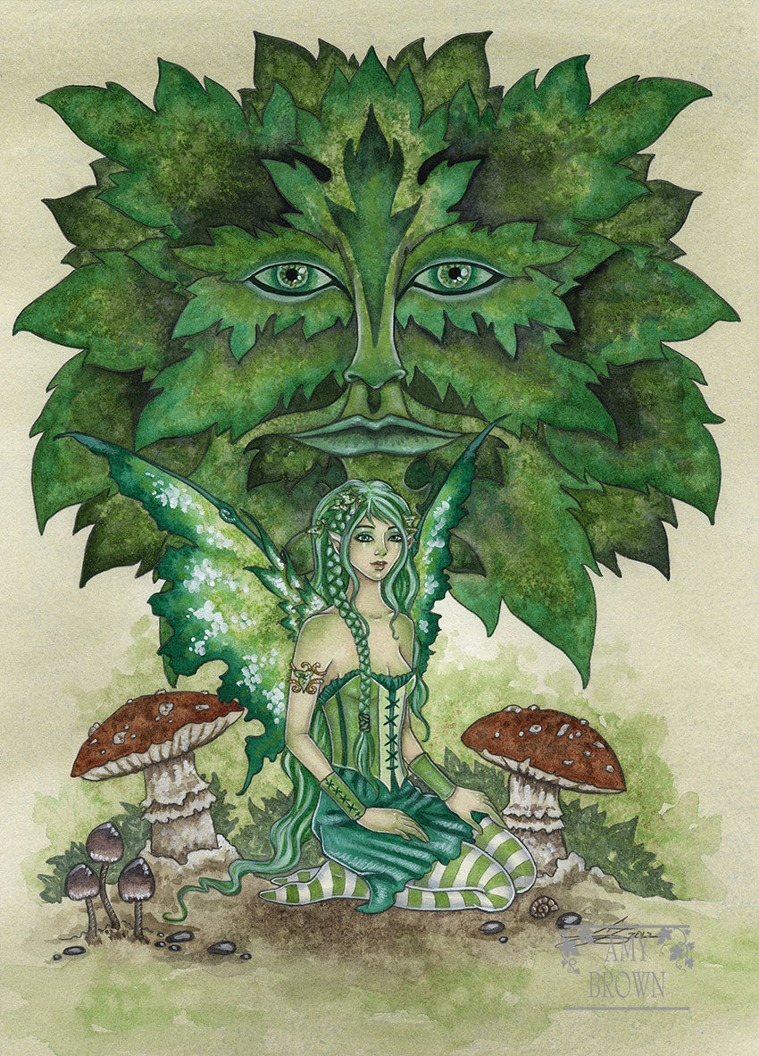 5x7 MINI-PRINT - Greenman's Daughter