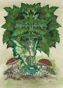 5x7 MINI-PRINT - Greenman's Daughter