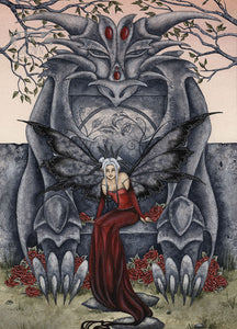5x7 MINI-PRINT - The Stone Chair 2 LEFT