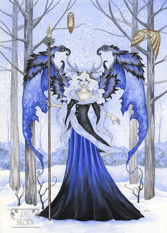 5x7 MINI-PRINT - The Winter Guardian