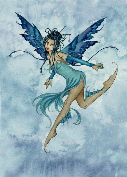 teal water fairy