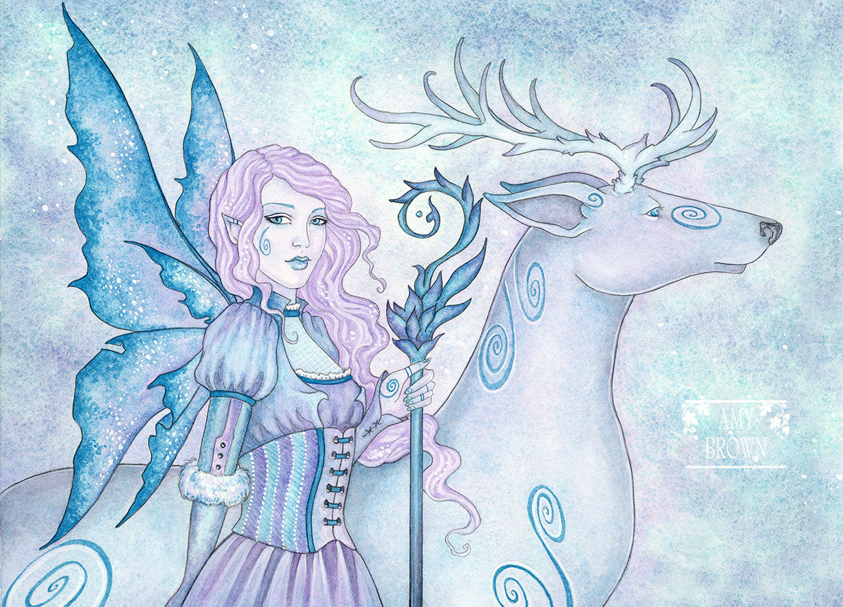 5x7 MINI-PRINT - Winter Guardians