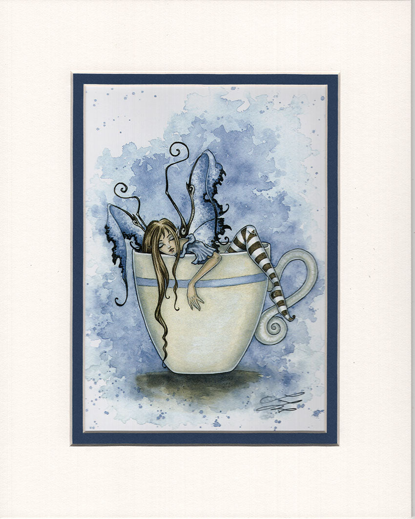 Matted Print - I Need Coffee