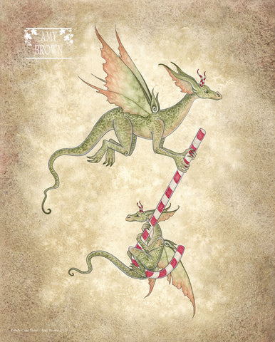 8x10 Print -  Candy Cane Heist