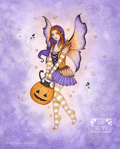 8x10 Print -  Trick Or Treat Fairy