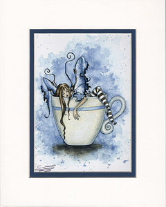 Matted Print - I Need Coffee