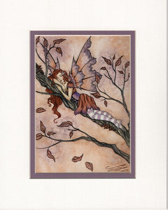 Matted Print - Sleepy Autumn