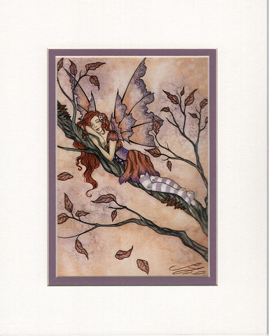 Matted Print - Sleepy Autumn